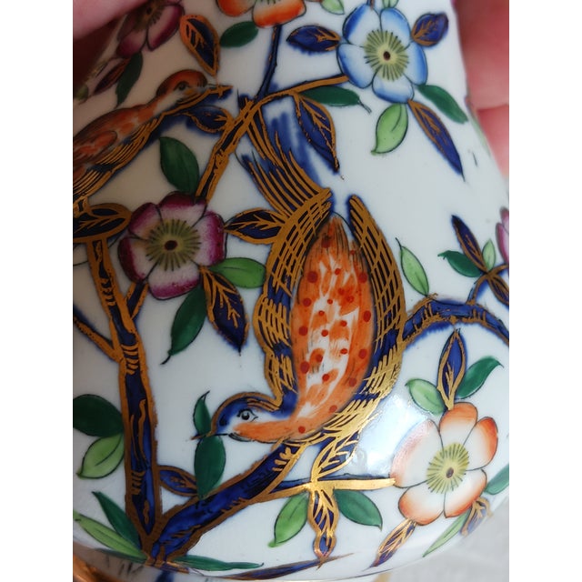 Tiffany & Co. Royal Crown Derby Vases Imari Style Early 20th C. -a Pair For Sale - Image 4 of 12