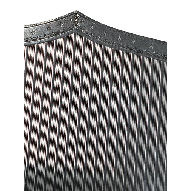 Early 20th Century Italian Liberty Style 800 Silver Vanity Set with Beveled Glass Mirror, Set of 4 For Sale - Image 9 of 10