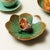 Japanese-Style Irregular Ceramic Plate With a Crackle Glaze - Set of 2 For Sale - Image 4 of 6