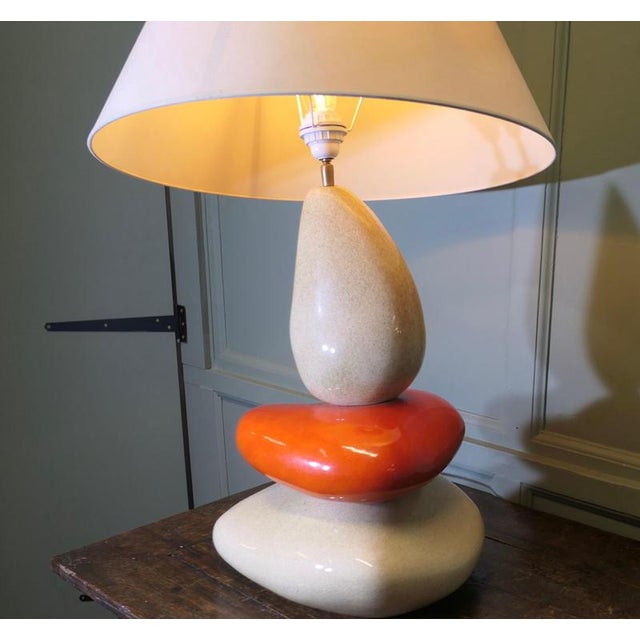 1960s Large Pebble Lamp by Francois Chatain, France, 1960s For Sale - Image 5 of 9