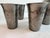 Mid 20th Century Vintage Set of 5 Heraldic Crest Style Mecap Pewter Tumbler Cups Made in Belgium For Sale - Image 5 of 8