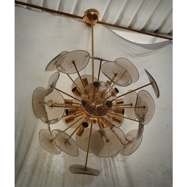 Mid-Century Modern Murano Glass Sputnik Chandelier, 2000s For Sale - Image 3 of 8
