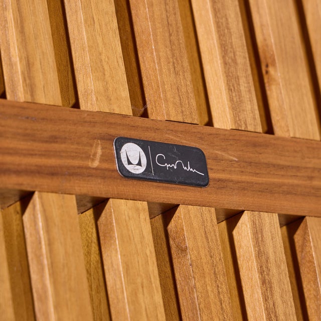 George Nelson for Herman Miller Mid Century Slat Bench For Sale - Image 10 of 10