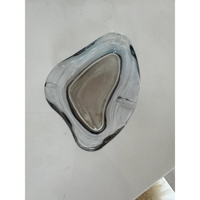 Vintage, Mid Century Glass Ashtray For Sale - Image 9 of 9