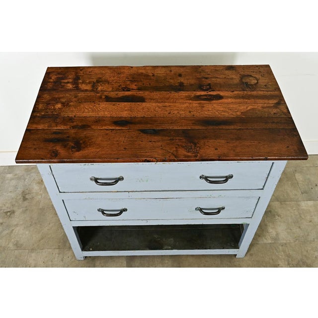 19th Century English 19th Century Painted Work Table With Drawers For Sale - Image 5 of 12