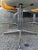 Vitra Lafonda Armchairs in Orange Fabric with Chrome Legs by Charles and Ray Eames for Vitra, 1970s, Set of 6 For Sale - Image 4 of 10