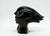 Murano Heads Sculpture in Black Glass by Sergio Rossi, 1970s For Sale - Image 3 of 14