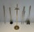 Brass Fireplace Tools - 5 Pieces For Sale - Image 6 of 13