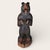 Rustic Life Size 6 Foot Handcrafted Wood Carved Black Bear Sculpture For Sale - Image 3 of 16