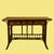 Wood Vintage Burnt Bamboo Desk For Sale - Image 7 of 7