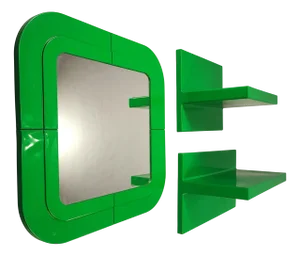 Mirror by Anna Castelli for Kartell, 1970