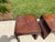 1970s Lane Altavista Solid Walnut Checkered Small Side Tables: A Pair For Sale - Image 10 of 11