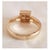 Metal Vintage 14ct Yellow Gold Princess-Cut Diamond Four-Stone Ring, 1960s For Sale - Image 7 of 18