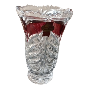 1940s Bleikcristal Germany Crystal Bud Vase