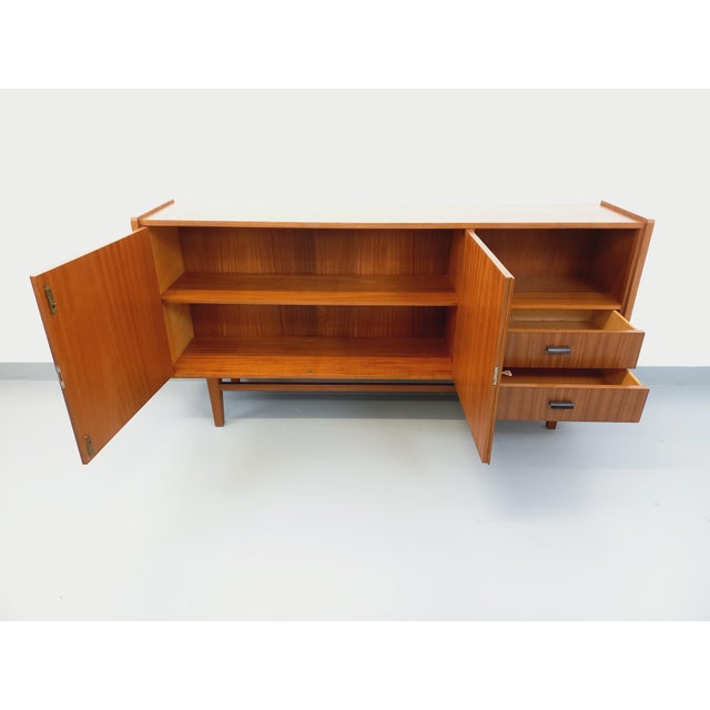 Vintage Scandinavian-Style Teak Sideboard, 1960s For Sale - Image 3 of 18