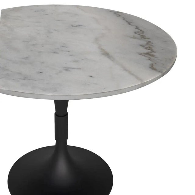 Mid-Century Modern Jamna Table 36", Black For Sale - Image 3 of 4