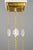 Small Art Deco Hanging Lamp with Clear Cut Glass, Vienna, 1920s For Sale - Image 15 of 18