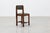 Belgian Modernist Art Deco Oak Side Chair with Green Upholstery, 1920s For Sale - Image 6 of 13