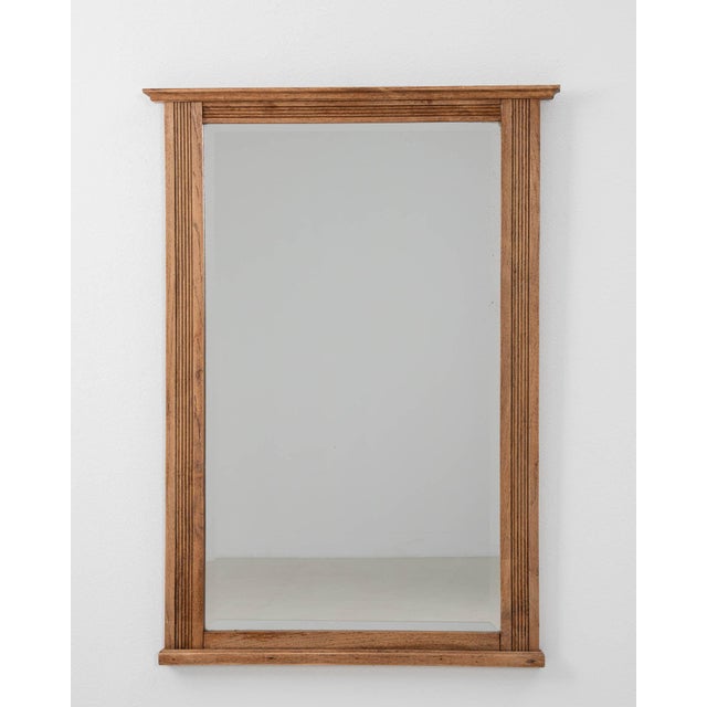 19th Century 19th Century France Amber Wood Mirror For Sale - Image 5 of 8