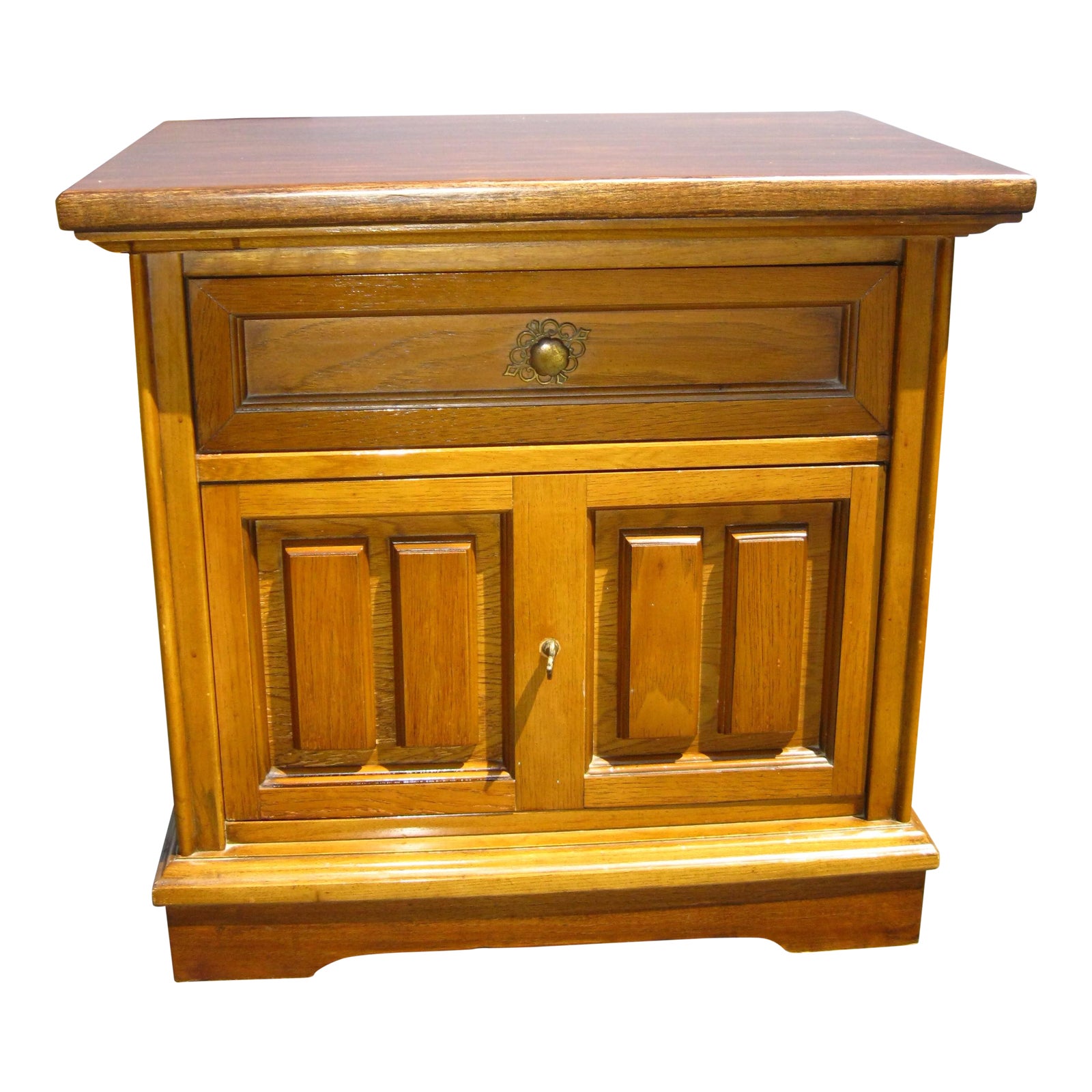 Mid Century Modern Bassett One Drawer Nightstand End Table Chairish