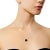 Early 21st Century .925 Sterling Silver Bezel Set 3.5mm Created Red Ruby Gemstone Solitaire 18" Pendant Necklace For Sale - Image 5 of 6
