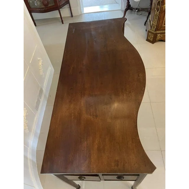 Wood George III Mahogany Serpentine Shaped Sideboard, 1780s For Sale - Image 7 of 11
