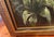 XL Framed Vintage Floral Landscape Oil Painting For Sale - Image 11 of 13