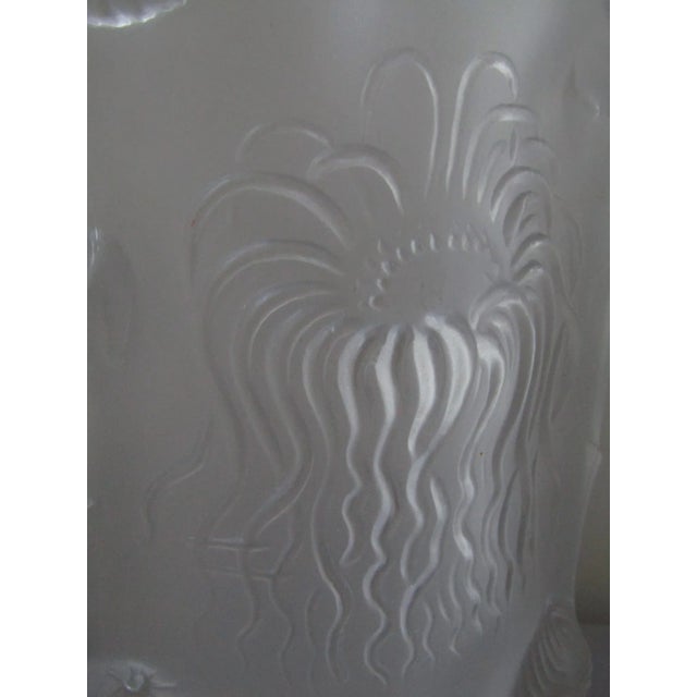 Czech Glass Marine Life Vase by Josef Inwald for Barolac, 1960s For Sale - Image 4 of 10