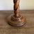 Antique Carved Wood Barley Twist Lamp For Sale In Milwaukee - Image 6 of 7