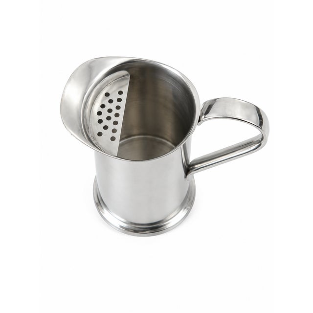 Traditional Vintage Sheffield Silver Co. Silverplate Ice Lip Water Pitcher / Bar Pitcher – Made in Usa For Sale - Image 3 of 8