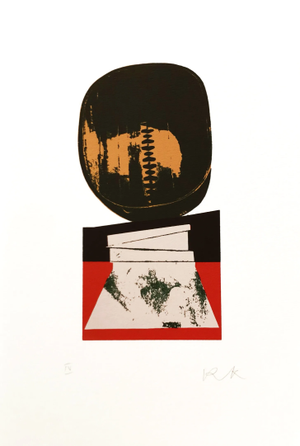 Ronald King Screenprint the Yeoman Signed & Numbered 1978