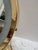 Metal Vintage Large Brass Lighted Halo Vanity Mirror For Sale - Image 7 of 10