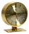 Round Brass Table Clock by Schatz, Germany, 1960s For Sale