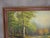 The American School American School, 20th Century River Side Landscape, Oil on Canvas Frame For Sale - Image 3 of 12