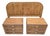 Mid Century Modern Headboard and Nightstands Set by American of Martinsville For Sale