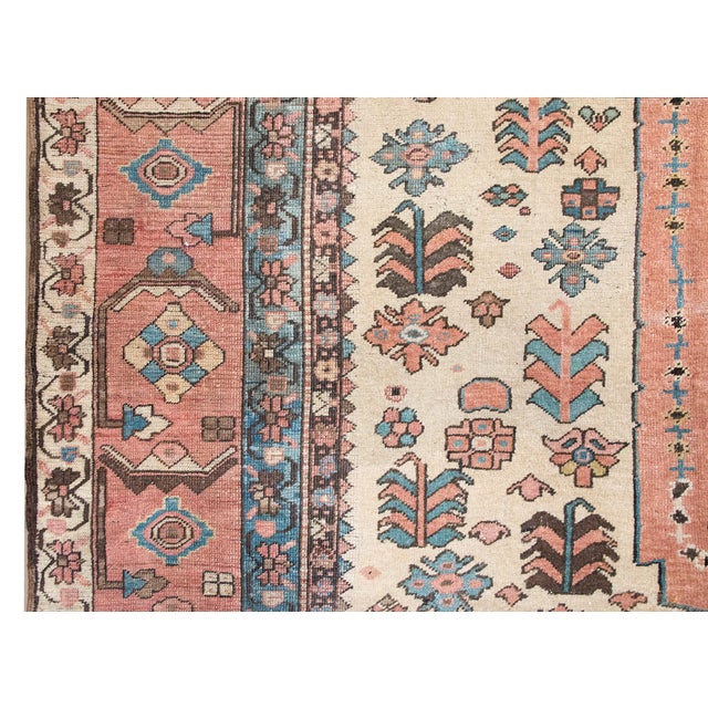 Late 19th Century Persian Bakhshaish Serapi Rug For Sale In Chicago - Image 6 of 15