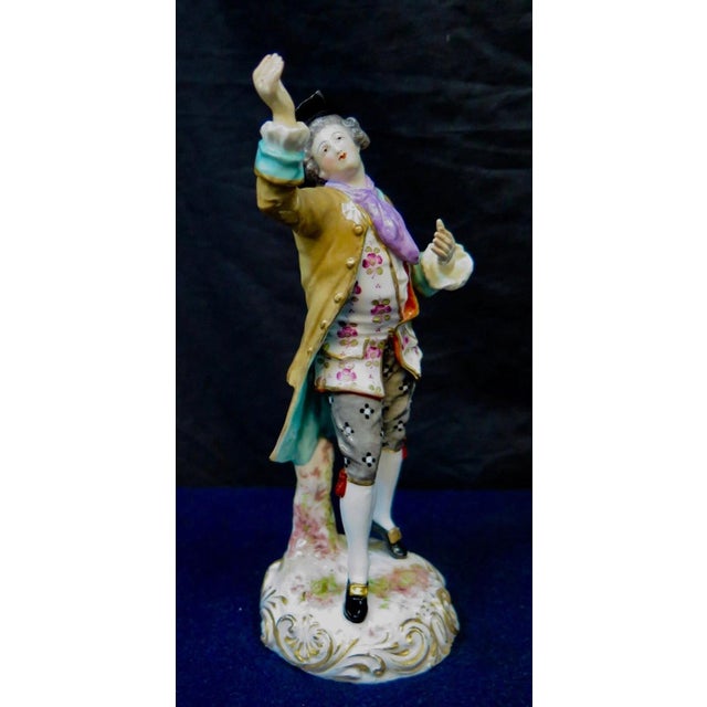 19th Century 19th Century Meissen Porcelain Figure For Sale - Image 5 of 6