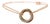 Cartier Trinity on Chain Classic Model 18k Tricolor Diamonds 18cm Link Bracelet For Sale