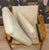 Wood Mid-Century Modern Easy Armchair in Off-White Upholstery and Light Wood, 1960s For Sale - Image 7 of 13
