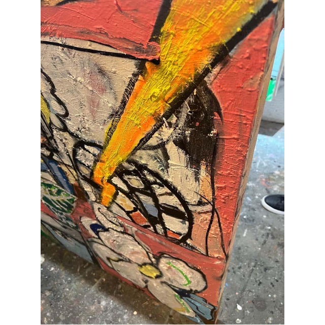 Scott Harper Mixed Media Painting titled “M83” 40 x 60 2024 For Sale - Image 9 of 11