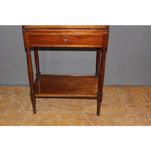 1950s Directoire Style Desk in Mahogany, 1950s For Sale - Image 5 of 12