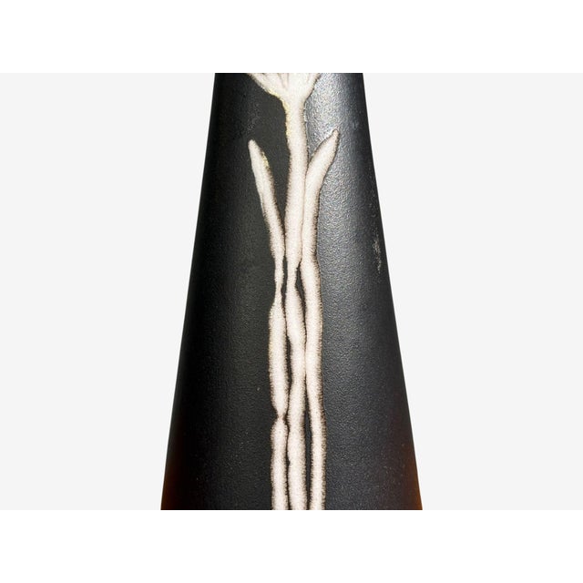 Black Søholm Stentoj, Table Lamp, Black Stoneware, Denmark, 1950s For Sale - Image 8 of 10