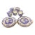 1950s Gladstone Rhapsody Blue and White Tea Service - 20 pcs For Sale