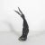 Mid-Century Modern Vintage Carved Natural Horn Ram Figurine For Sale - Image 3 of 10