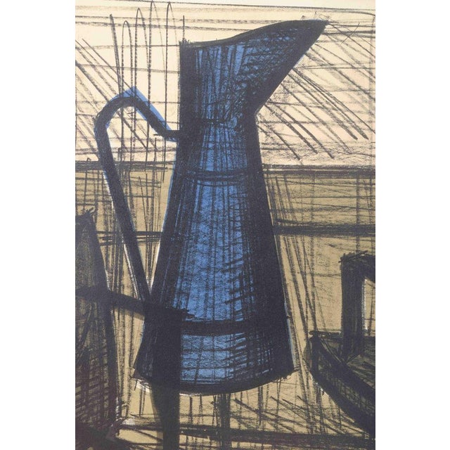 Bernard Buffet (1928–1999) Pitcher and flat irons. Color lithograph. Artist: Bernard Buffet Title: Pitcher and flat irons...
