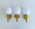 Vintage Danish Glass Sconces by Abo Reinders, Set of 3 For Sale - Image 9 of 15