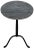 Contemporary NOIR Cosmopolitan Side Table in Black Metal with Marble For Sale - Image 3 of 7