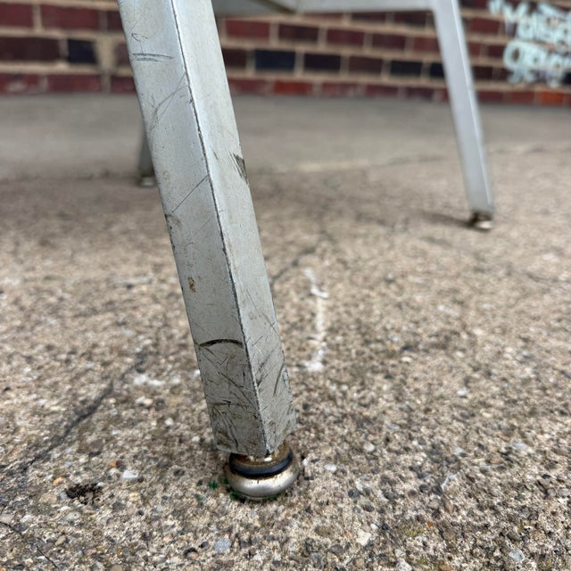 Widdicomb Mueller Aluminum and Wood Side Chair For Sale - Image 9 of 12