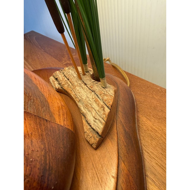 Early 21st Century Turkey Swamp Duck Decoy Table Lamp For Sale - Image 5 of 12