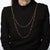 Antique Portuguese Long Guard Chain Necklace 19k Yellow Gold 74" Extra Long For Sale - Image 4 of 4